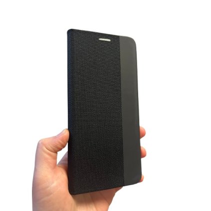 xiaomi redmi 12c sensitive knizkove puzdro cierne