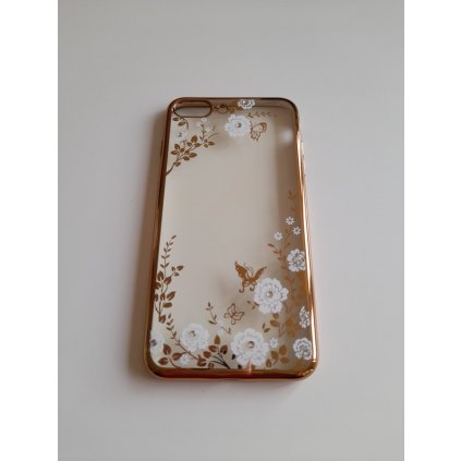 iPhone 7 Plus / 8 Plus zadné púzdro Diamond zlato-biele