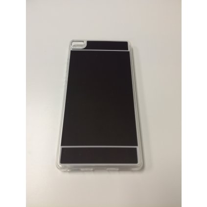 Huawei P8 zrkadlový kryt sivý