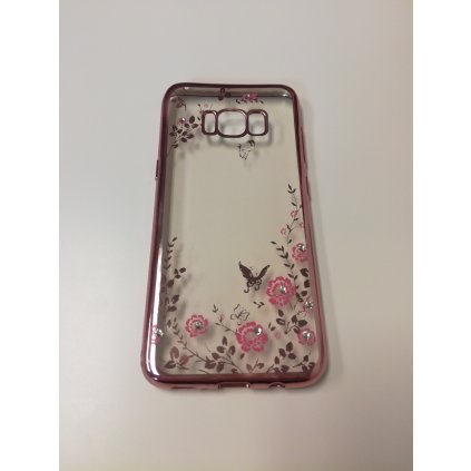 samsung galaxy s8 silikonovy kryt kvetiny