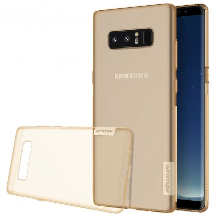 SAMSUNG GALAXY NOTE 8 PÚZDRO NATURE TPU NILLKIN, ZLATÉ