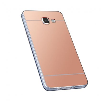 Samsung A3 2016 A3100 silikonovy zrkadlovy kryt medeny 1