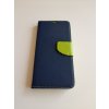 Samsung Galaxy A72 5G púzdro Book Fancy modro-zelené  ochranné sklo ZADARMO