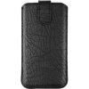 Univerzálne kožené púzdro kora 2 čierne Z2 presmartfon.sk