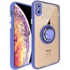 iPhone X / XS zadné púzdro s prsteňom modré PREsmartfon.sk