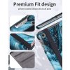 iPad 10,2" 7 / 8 / 9 2019 / 2020 / 2021 kožené púzdro Smart book modrý mramor PREsmartfon.sk