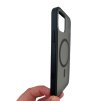 iPhone 12 / 12 Pro zadné púzdro MagSafe polopriehľadné čierne PREsmartfon.sk