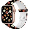 Apple Watch 41mm / 40mm / 39mm / 38mm silikónový remienok lebky PREsmartfon.sk