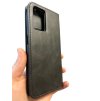 Realme 9i kožené prešívané púzdro čierne PREsmartfon.sk