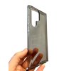 Samsung Galaxy S22 Ultra zadné silikónové púzdro polopriehľadné sivé PREsmartfon.sk
