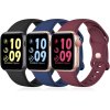 Apple Watch 38mm / 39mm / 40mm / 41mm silikónové remienky 3ks veľkosť M/L PREsmartfon.sk
