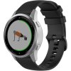 Garmin Vivoactive 4S/ Vivomove 3S/ Venu 3S/ Venu 2S, Forerunner 255S/ 255S Music/ 265S silikónový remienok čierny PREsmartfon.sk