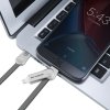 USB kábel Nillkin Plus - Micro USB A Lightning šedý