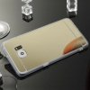 Samsung S7 Edge silikonovy zrkadlovy kryt zlaty 2