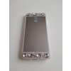 Samsung Galaxy A8+ (Plus) zrkadlové púzdro BL strieborné