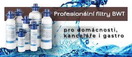 BWT filtry s pozadím vody
