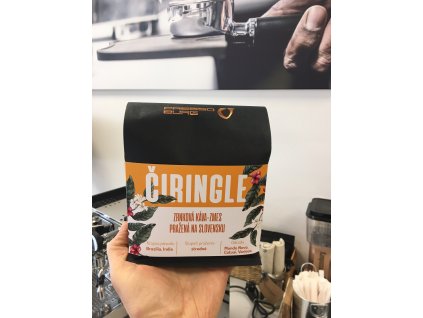 PRESSOBURG zrnková káva  Čiringle (hmotnosť 1400g (Gastro balenie-zálohovaný obal))