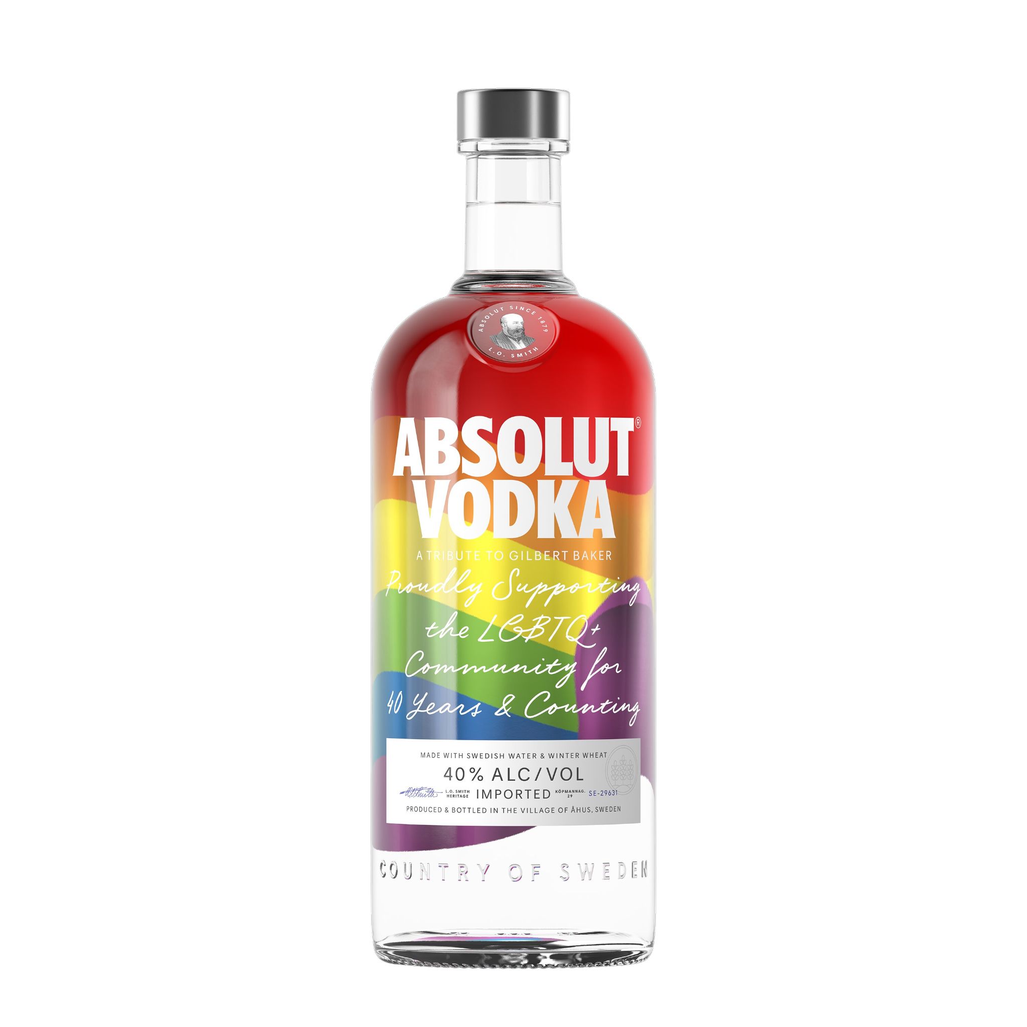 Absolut Gilbert Baker 2022 40% 1,0L (holá láhev)