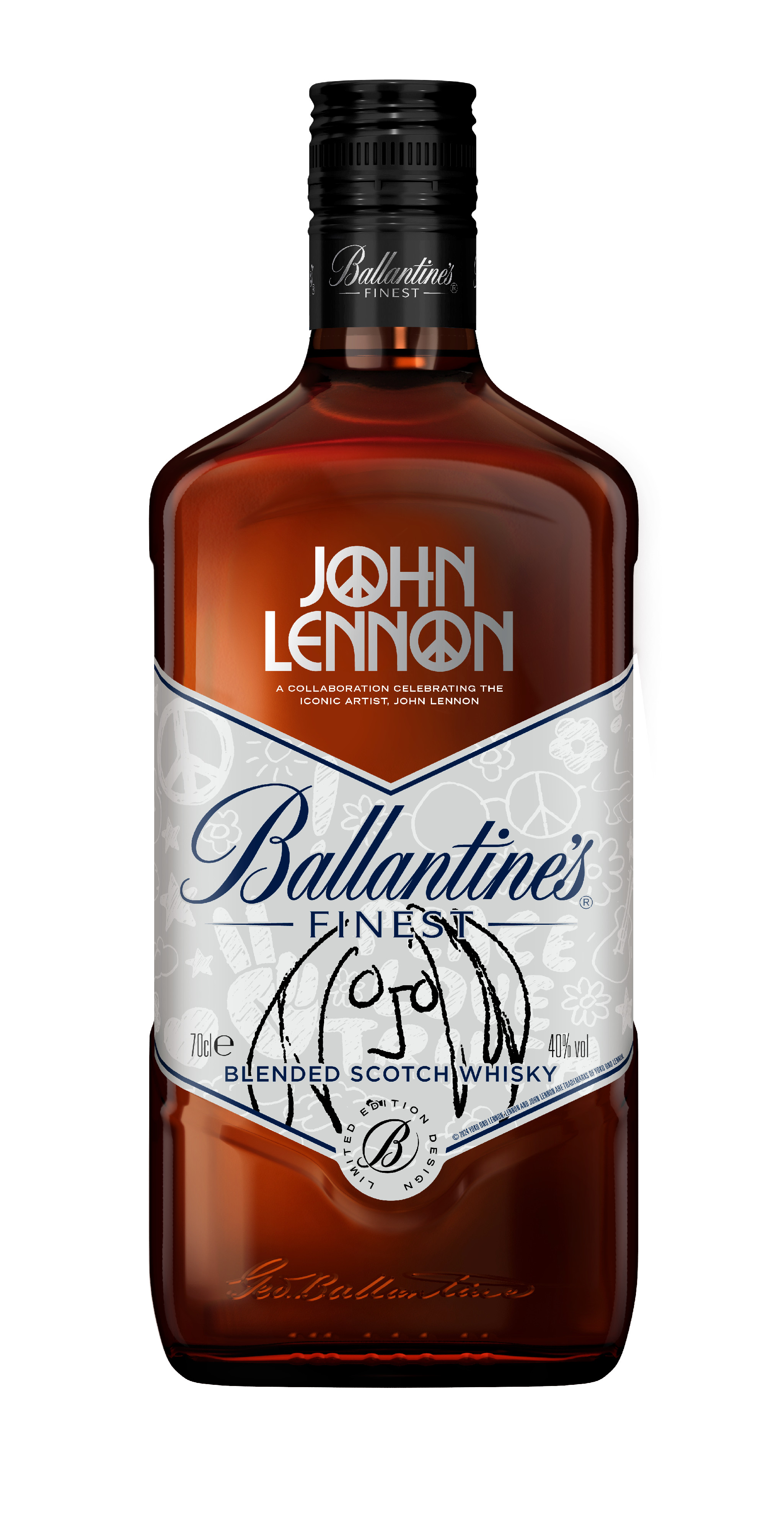 Ballantine's Ballantine´s Finest limitovaná edice John Lennon 40% 0,7L