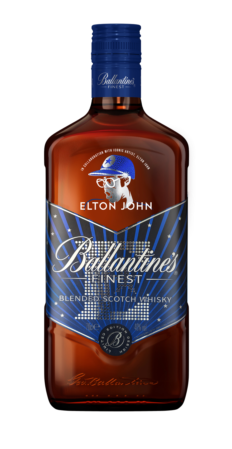 Ballantine's Ballantine´s Finest limitovaná edice Elton John 40% 0,7L