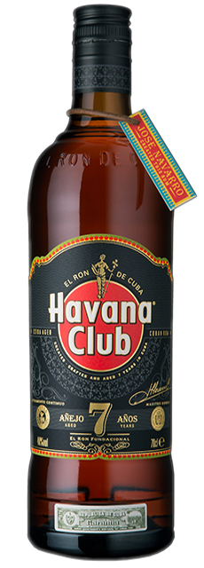 Havana Club 7 letý 40% 0,7l (čistá flaša)