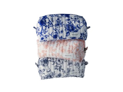 kosmetická taštička Prestitch prošívaná květinky