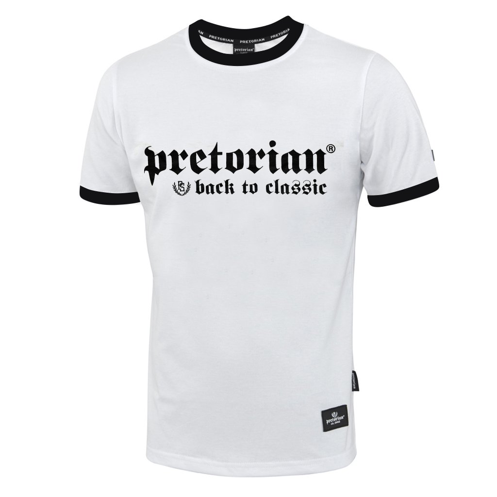 Bílé tričko Pretorian "Back to classic"