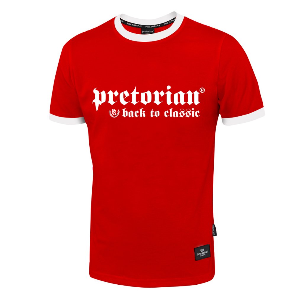 Červené tričko Pretorian "Back to classic"