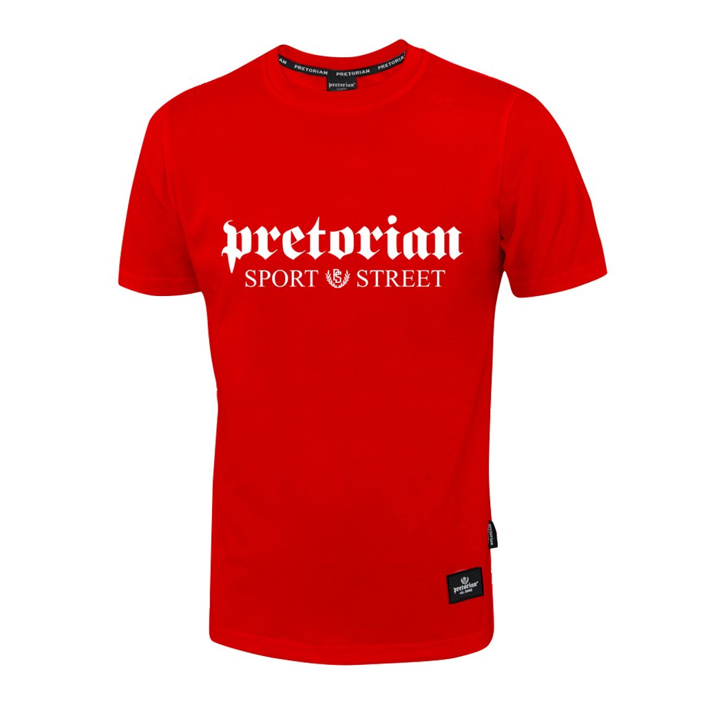 Klasické tričko Pretorian "Sport & Street" - červené
