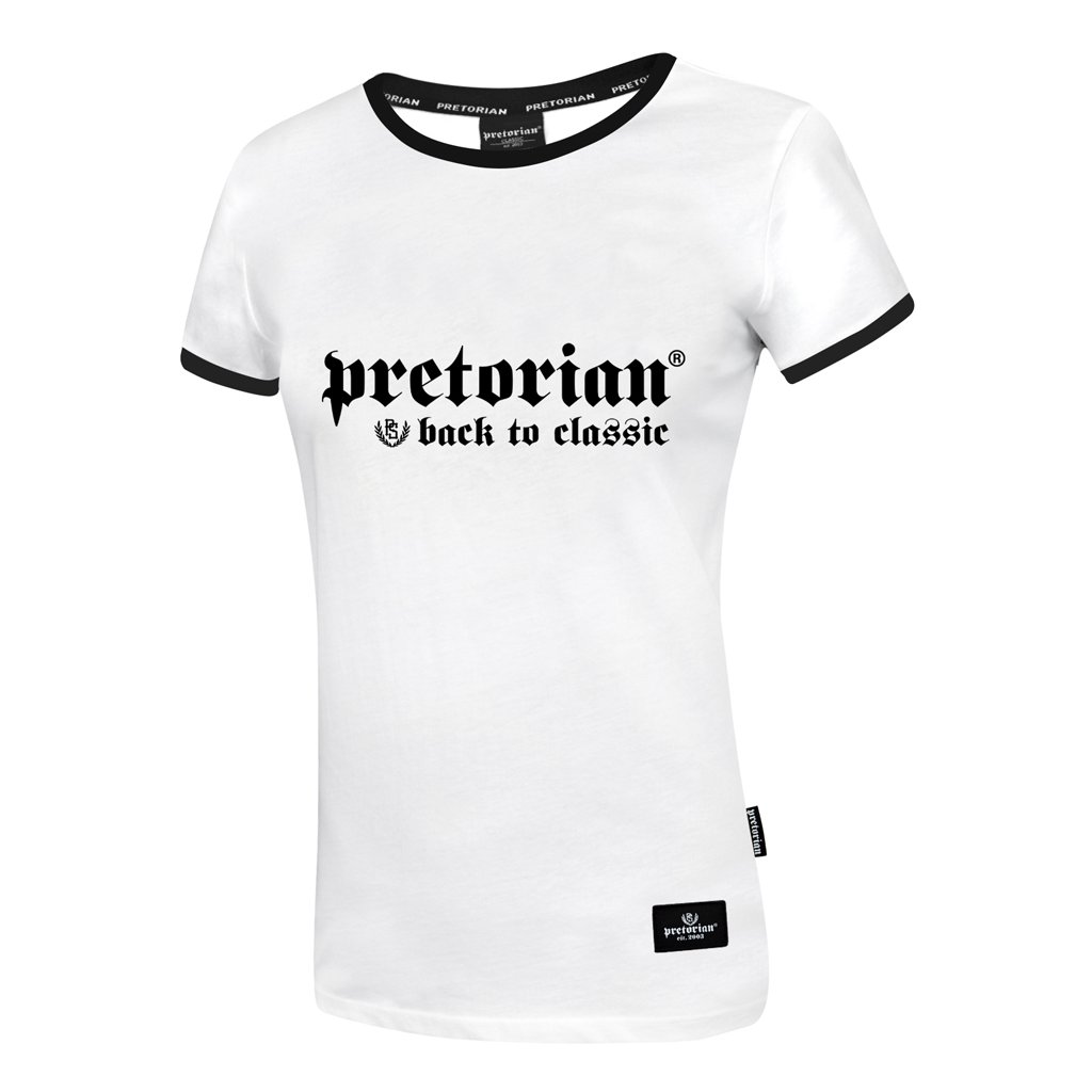 Bílé dámské tričko Pretorian "Back to classic"