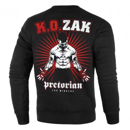 Černá mikina Pretorian "K.O.zak"