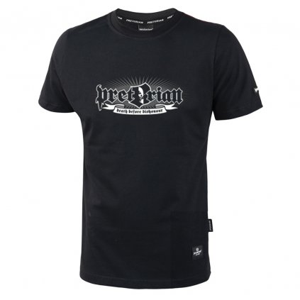 Černé tričko Pretorian "Death Before Dishonour"