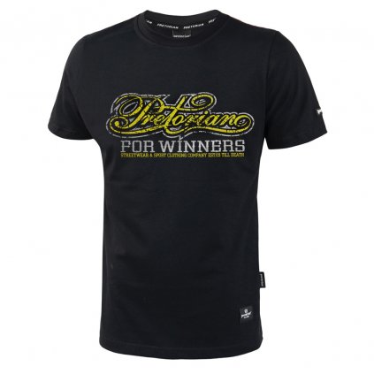 Černé tričko Pretorian "For winners"