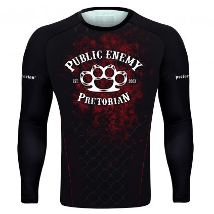 Rashguard s dlouhým rukávem Pretorian "Public Enemy"