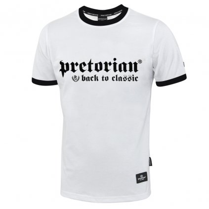 Bílé tričko Pretorian "Back to classic"