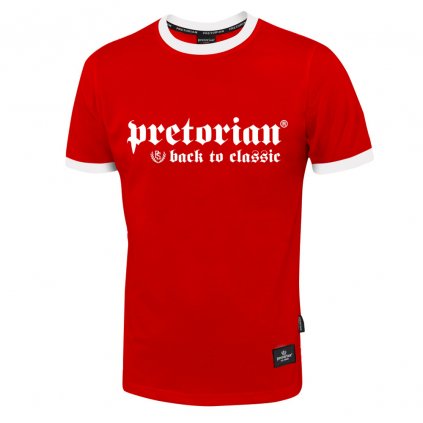 Červené tričko Pretorian "Back to classic"
