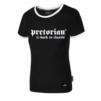 Černé dámské tričko Pretorian "Back to classic"