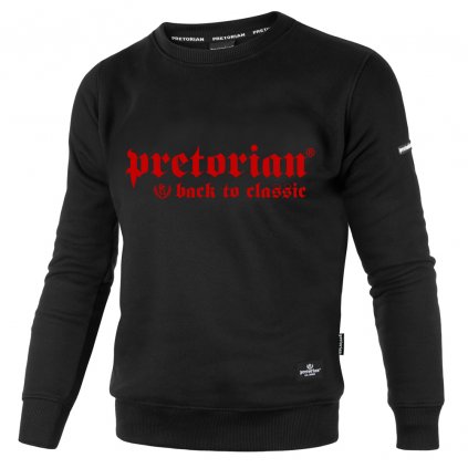 Černá mikina Pretorian "Back to classic"