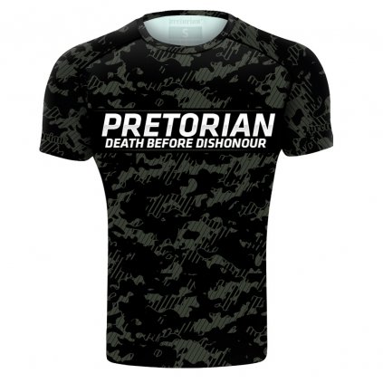 Rashguard s krátkým rukávem Pretorian "Khaki Camo"