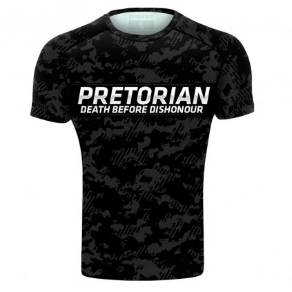 Rashguard s krátkým rukávem Pretorian "Grey Camo"