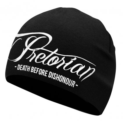 Černá čepice Pretorian "Death Before Dishonour"