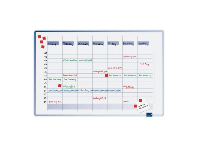 LM490000 Planovacia tabula tyzdenna ACCENTS 60x90 cm