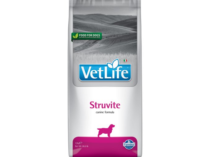 Farmina Vet Life canine 12kg STRUVITE [3D Front]@web