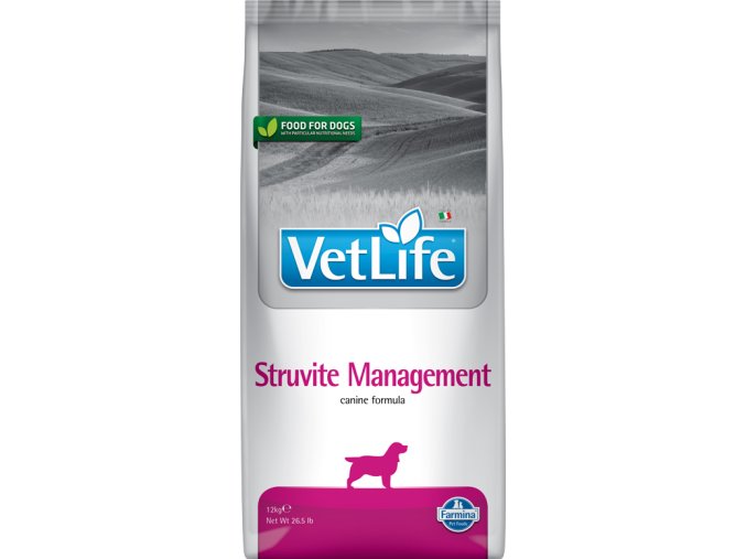 Farmina Vet Life canine 12kg STRUVITE MANAGEMENT [3D Front]@web