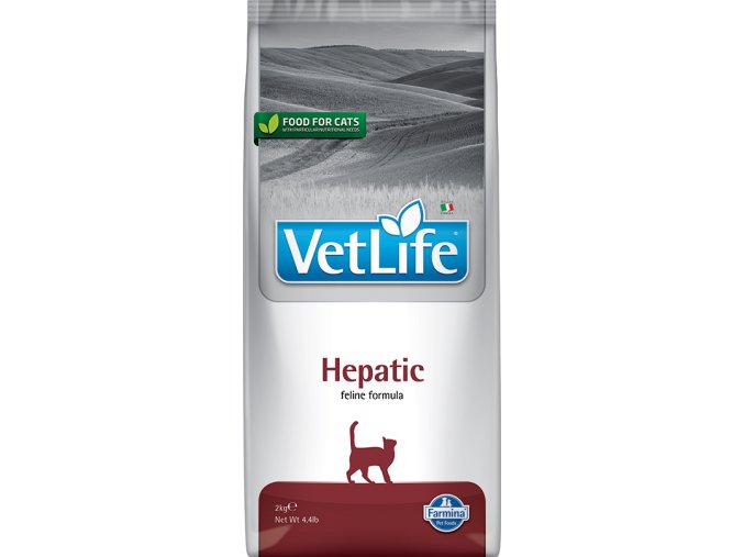 Farmina Vet Life feline 2kg HEPATIC [3D Front]@web