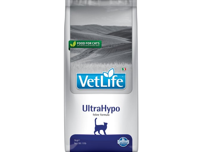 Farmina Vet Life feline 5kg ULTRAHYPO [3D Front]@web