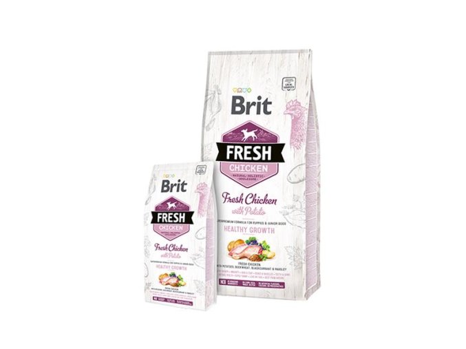 brit fresh chicken puppy