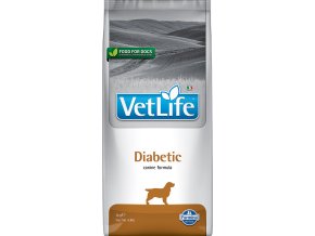 Farmina Vet Life canine 2kg DIABETIC [3D Front]@web