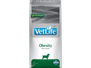 Farmina Vet Life canine 12kg OBESITY [3D Front]@web