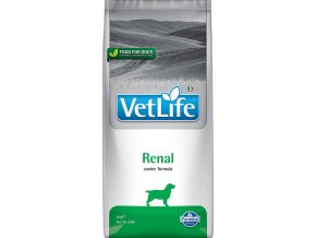 Farmina Vet Life canine 2kg RENAL [3D Front]@web